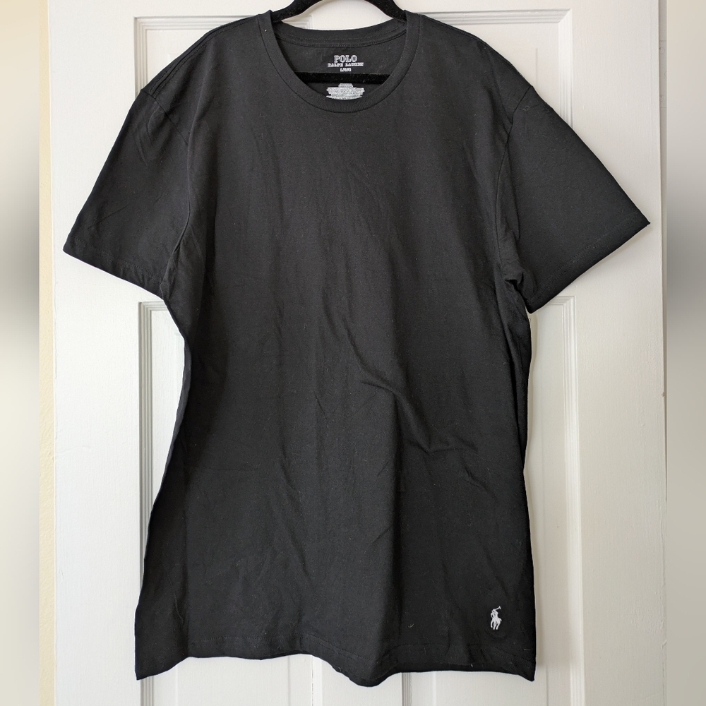 Polo by Ralph Lauren Black T-Shirt for Men Large